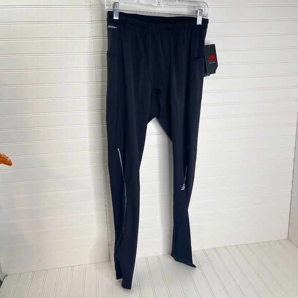 New Balance Men's Impact Run Tights Black - Picture 1 of 8